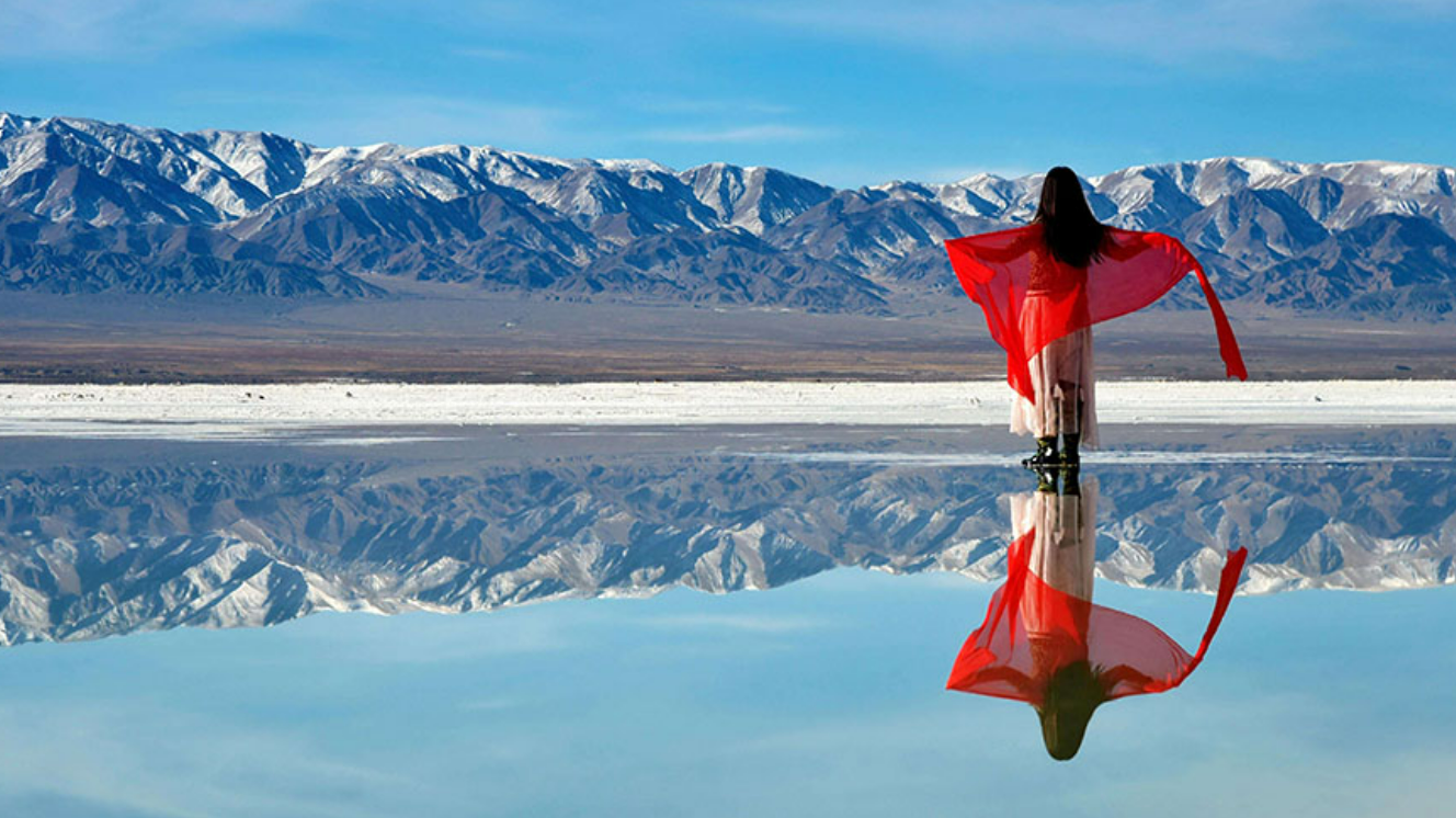 Chaka Salt Lake in Qinghai